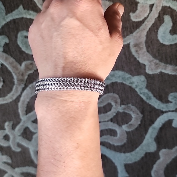 Unisex 1913 Stainless Steel Bracelet 8.25 length - Picture 2 of 12